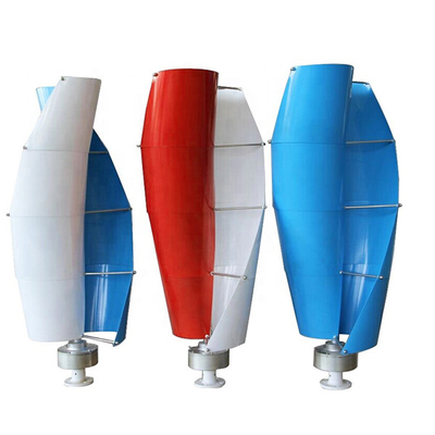 El generador de turbina de poca velocidad de viento de la fibra de vidrio 24V 400W curvó la cuchilla