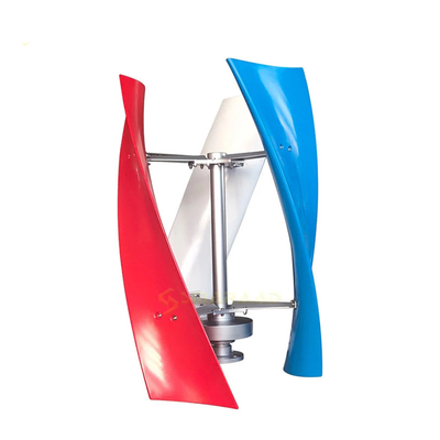 Energía eólica vertical AXIS vertical 12V del generador de turbina de viento de AXIS de la cuchilla de nylon 600W 24V 48V