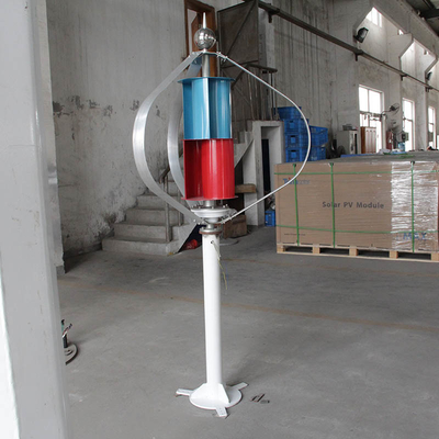 Generador de turbina vertical de viento de la turbina de viento de IP54 Q 12V 24V 200W con la cuchilla curvada