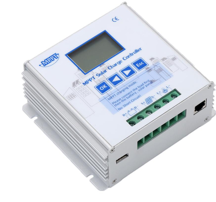 Del cargador de batería solar del sistema de rejilla MPPT 30A 12V 24V para el panel solar